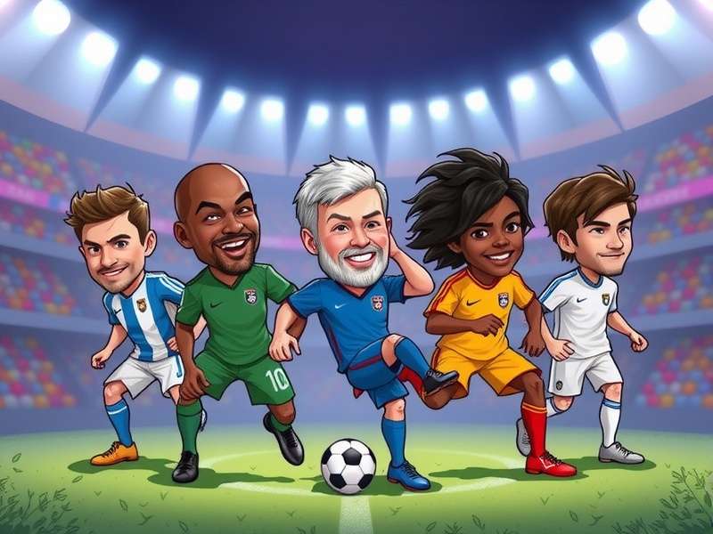 Wrestler Character Head Soccer