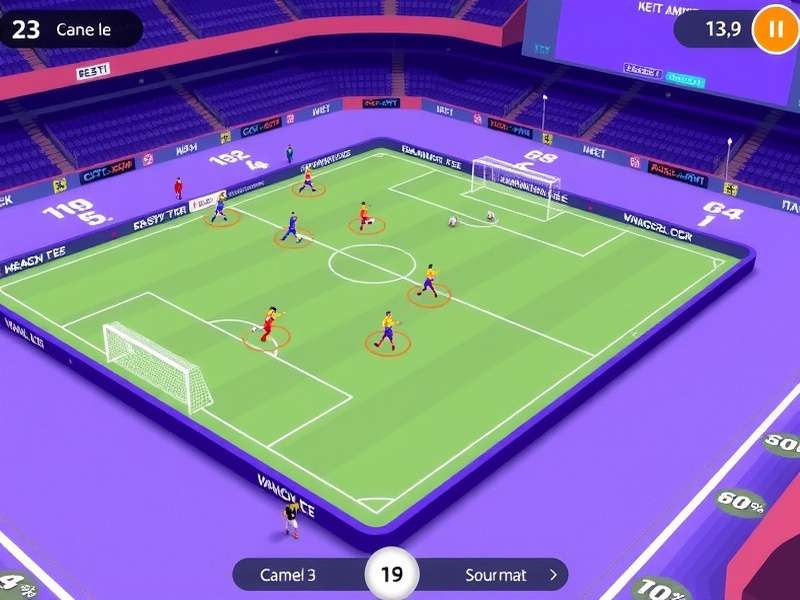 Head Soccer 2022 Math Playground gameplay screenshot showing characters and math elements