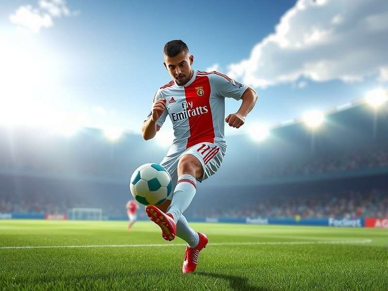 Dynamic football header action in Head Soccer 2025 Online game
