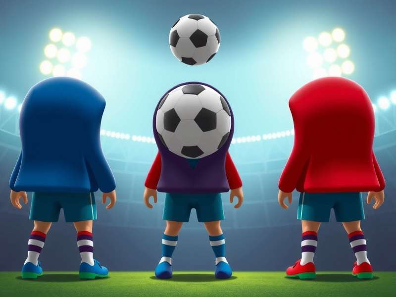 Head Soccer Hooda Math gameplay screenshot showing characters and math elements
