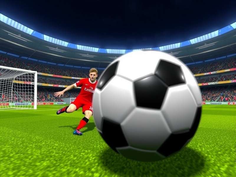 Head Soccer 2015 gameplay screenshot showing intense match