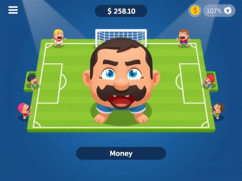 Head Soccer gameplay screen showing in-game currency