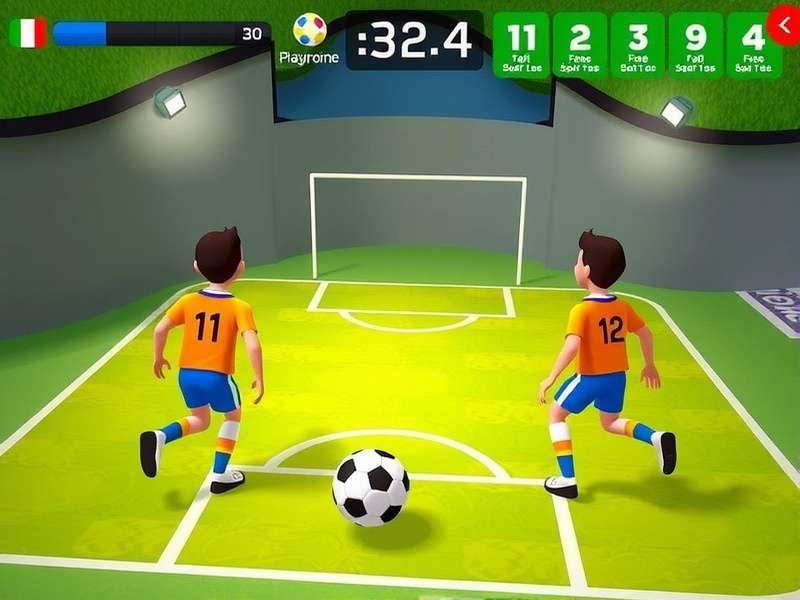 Math Playground Head Soccer 2026 Game Interface with Mathematical Elements