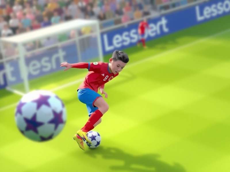 Head Soccer 2025 Champions League gameplay screenshot showing intense final match