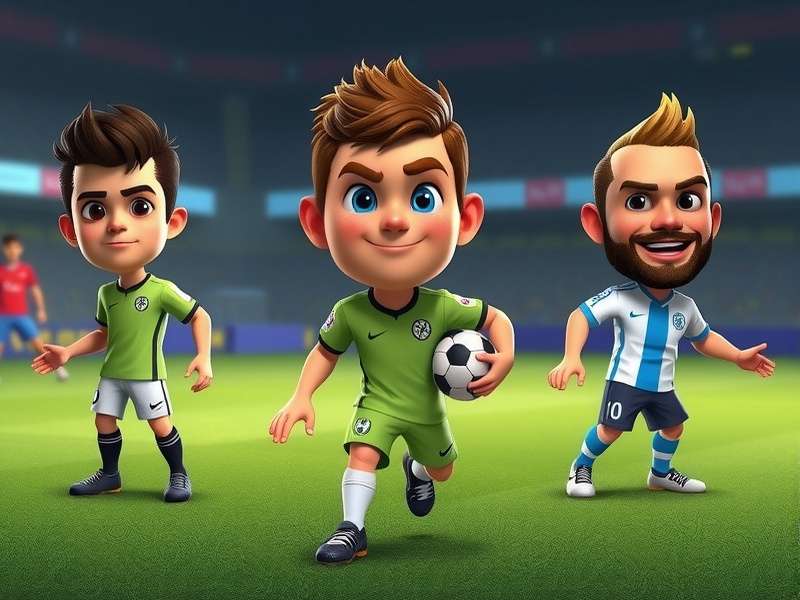 Chrono Striker Head Soccer Character