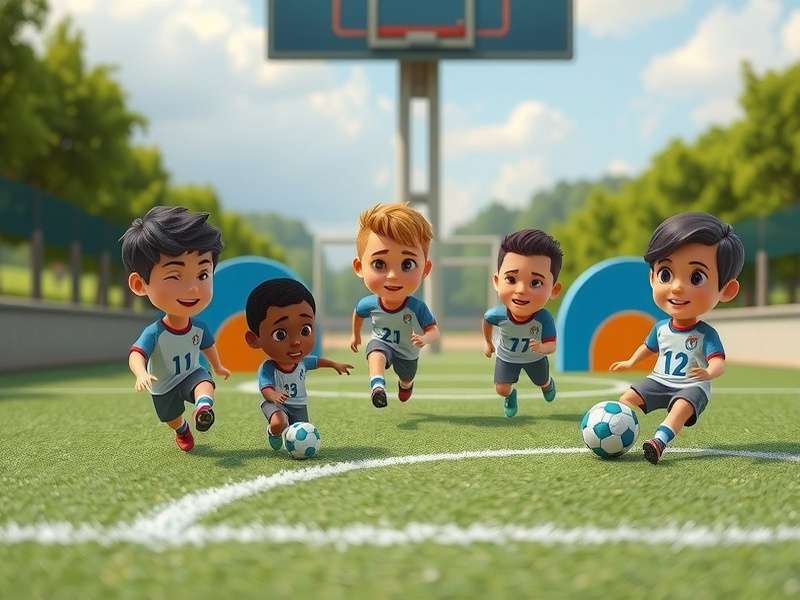 Math Playground Bobble Head Soccer 2025 intense match gameplay screenshot