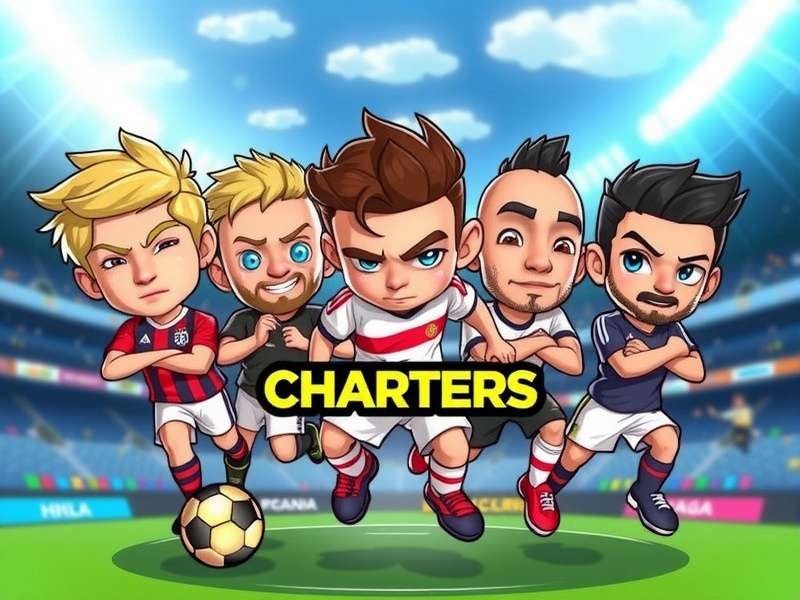 Vampire Character Head Soccer