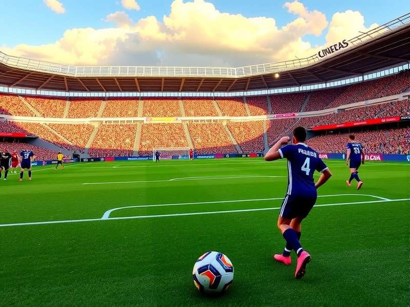 Head Soccer 2022 Gameplay Screenshot showing intense football action