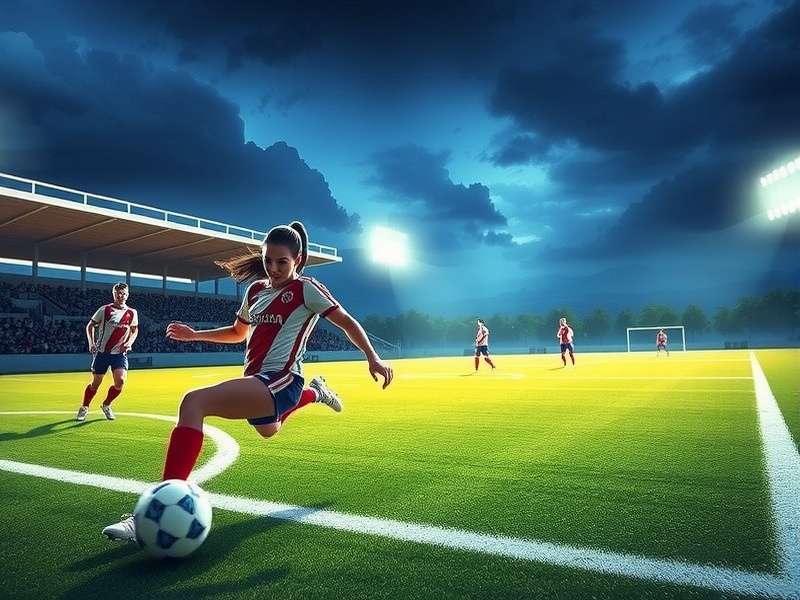 Siren Head Soccer Game gameplay screenshot showing dark stadium