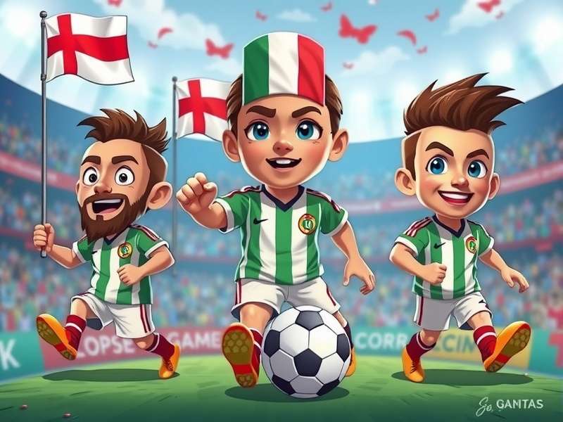 Head Soccer Characters with National Flags in 2025