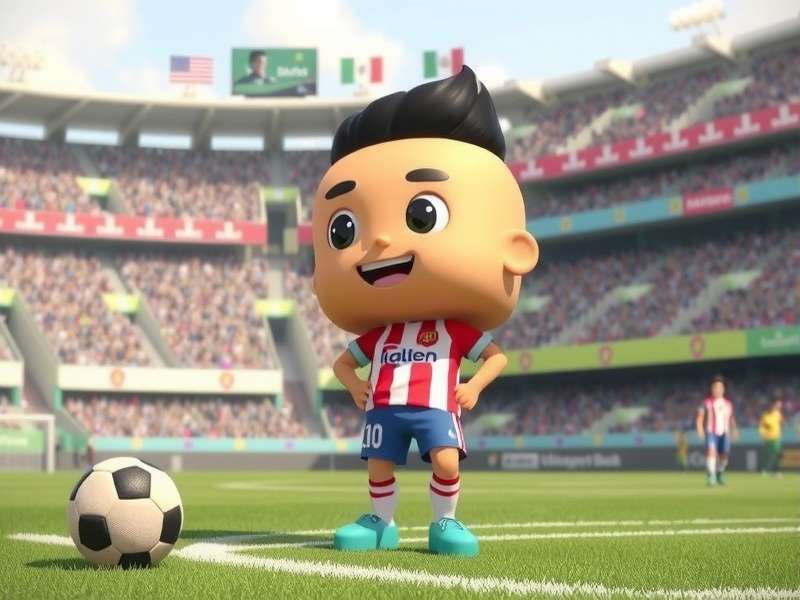 Head Soccer character Fireboy using his flame shot