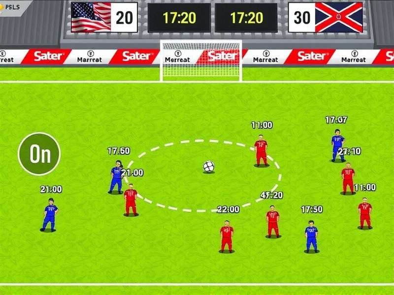 Head Soccer gameplay screenshot showing intense match