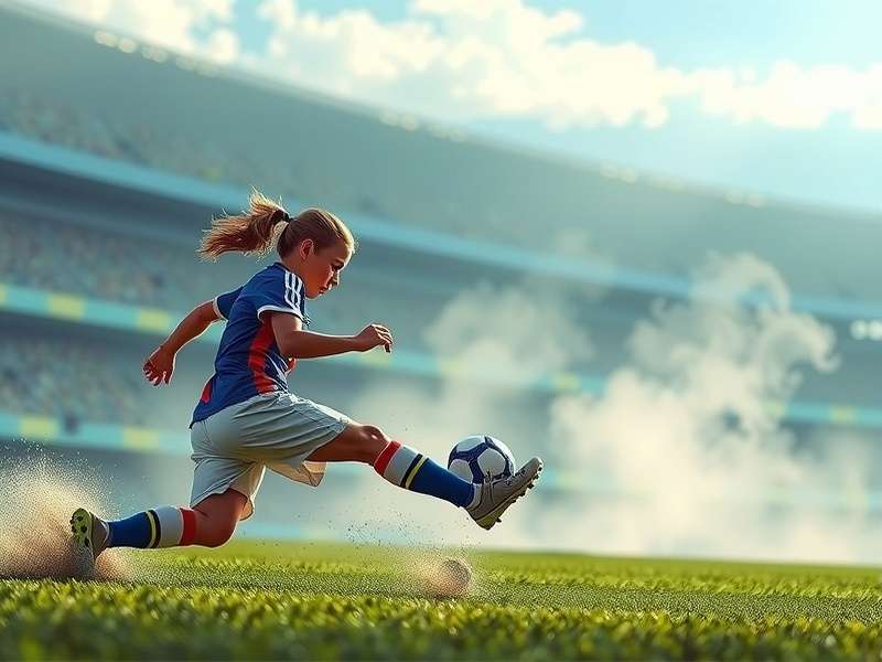 Dynamic Head Soccer gameplay showing two unique characters using special moves