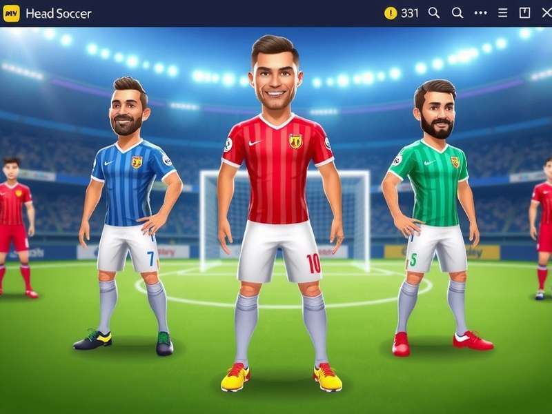 Head Soccer special event screen showing limited-time characters