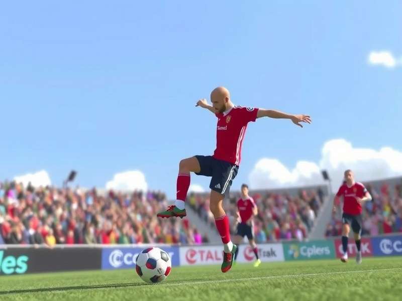Head Soccer physics demonstration showing ball trajectory lines