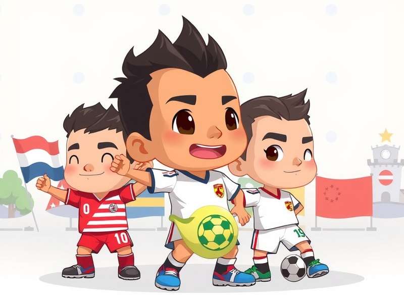Complete Head Soccer characters roster with national flags displayed