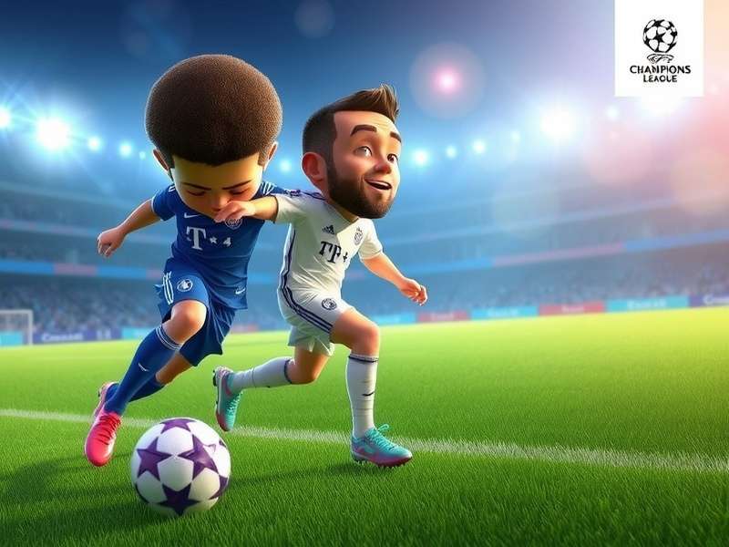 Intense match from Football Heads Champions League in Head Soccer