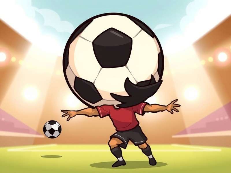 Soccer Head gameplay showing characters heading the ball