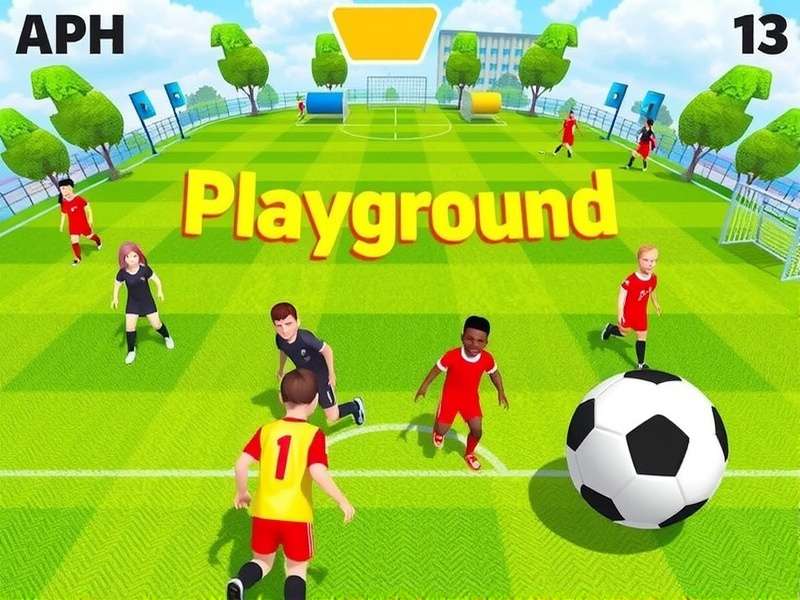 Math Playground Head Soccer 2026 gameplay screenshot showing intense football action