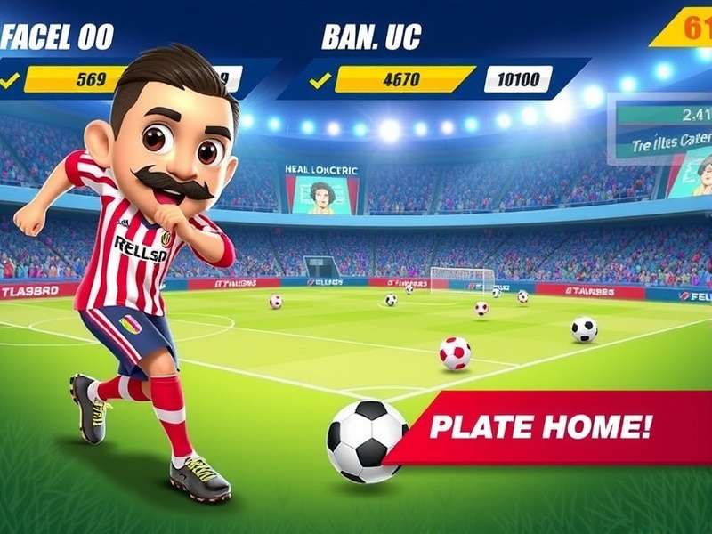 Head Soccer Mod Apk 2024 Gameplay Screenshot