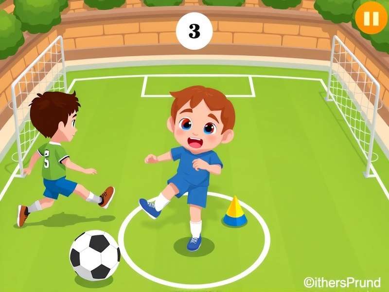 Math Playground Head Soccer gameplay showing Dvadi vs Big Head in a Champions League match