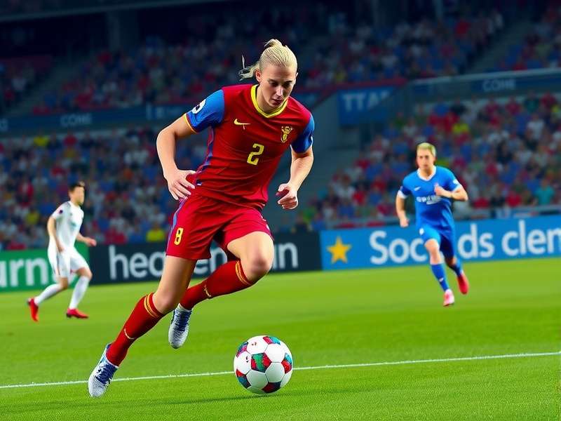 Head Soccer 2023 intense gameplay screenshot showing two characters using special moves