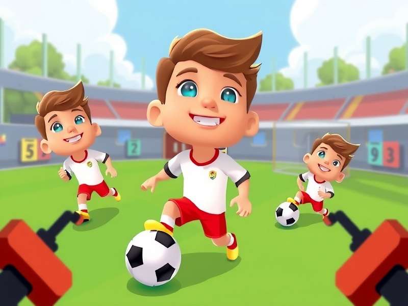 Big Head Soccer Game Unblocked gameplay screenshot showing characters with oversized heads