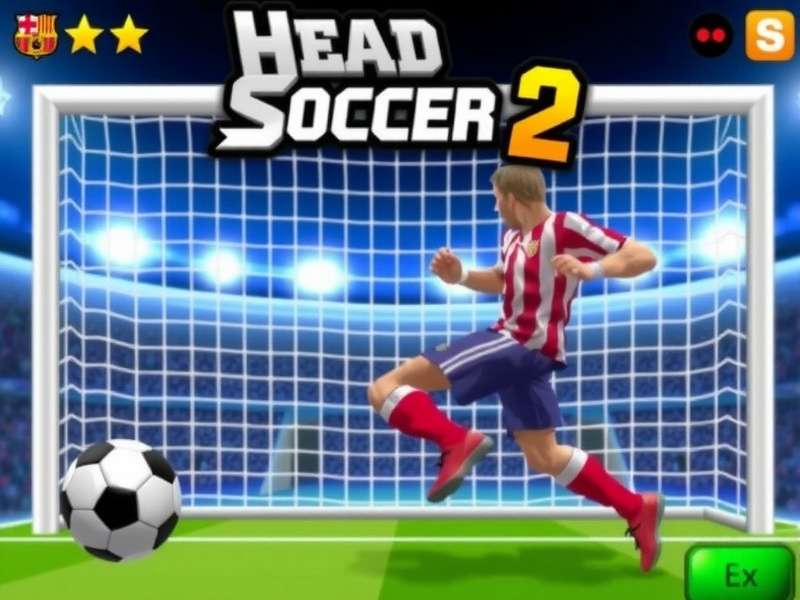 Visual representation of a Head Soccer 2 character experiencing a graphical glitch during a powerful shot
