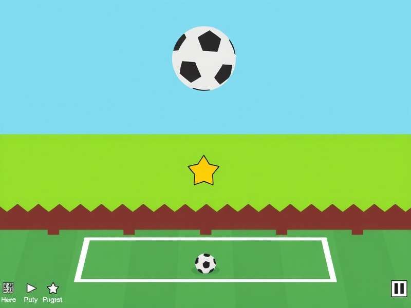 Head Soccer game screen showing a graphical glitch with a character model distorted