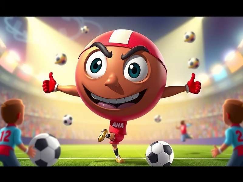 Big Head Football gameplay screenshot showing characters with oversized heads