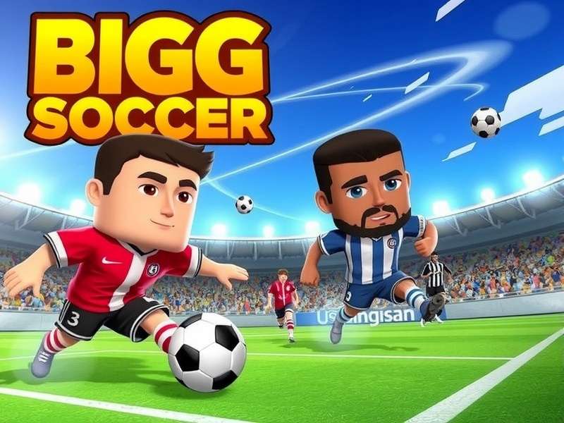 Big Head Soccer 2014 intense gameplay showcasing character special moves