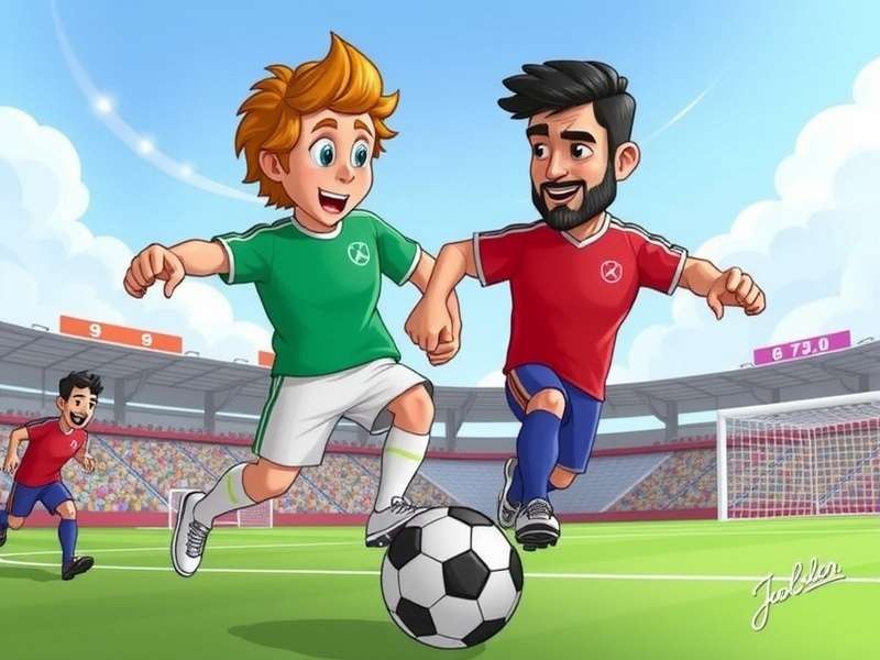 Head Soccer Khan Academy gameplay featuring characters in action