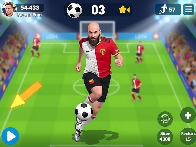 Head Soccer gameplay screenshot showing two characters competing