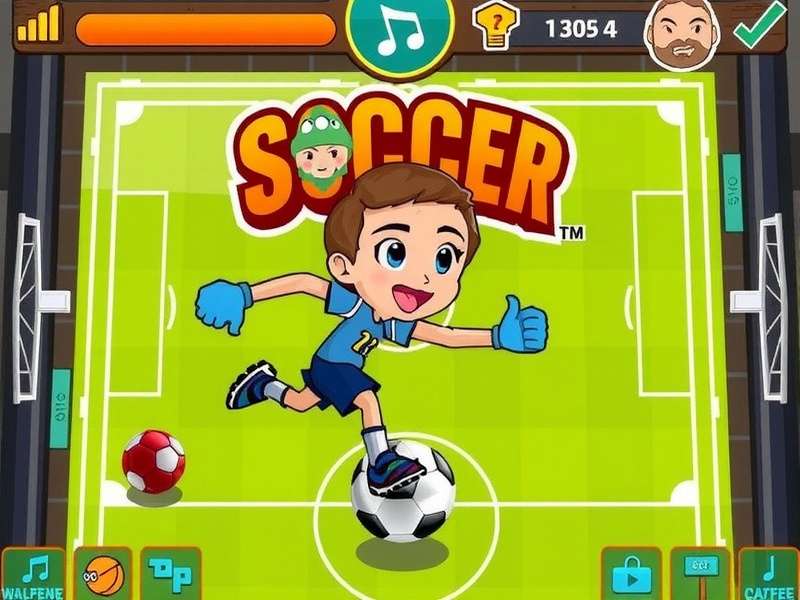 Soccer Head Game – Head Soccer characters battling on the pitch