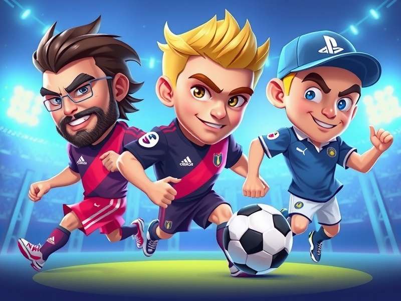 Sports Heads Football – Big-Head Soccer action on the field with vibrant characters