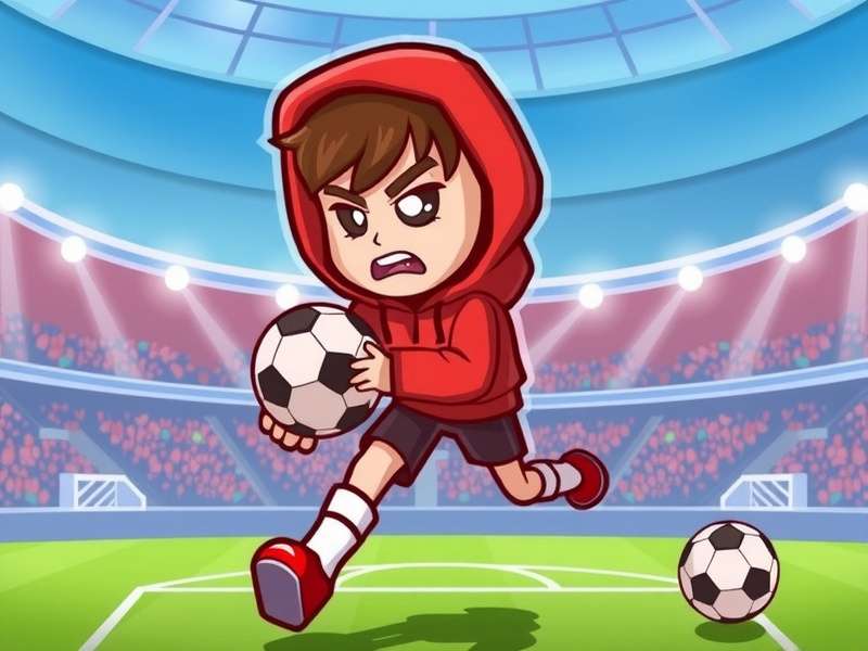 Head Soccer Hooda Math – two big-headed players competing on a football field