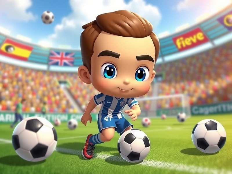 Big Head Soccer – Ultimate Guide cover image showing all characters and gameplay modes