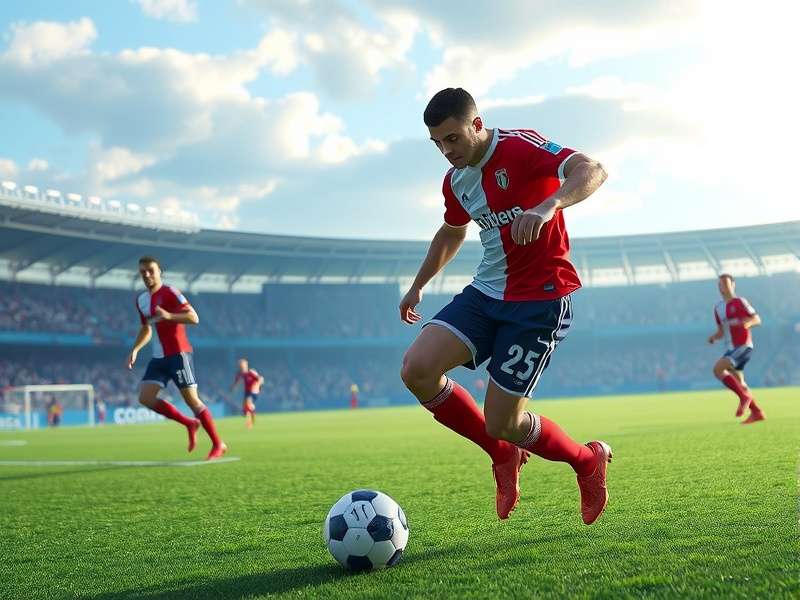 Head Soccer 2022 Yandex gameplay action shot with multiple characters on the field