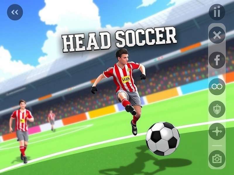 Head Soccer 2024 Unblocked game action scene with characters