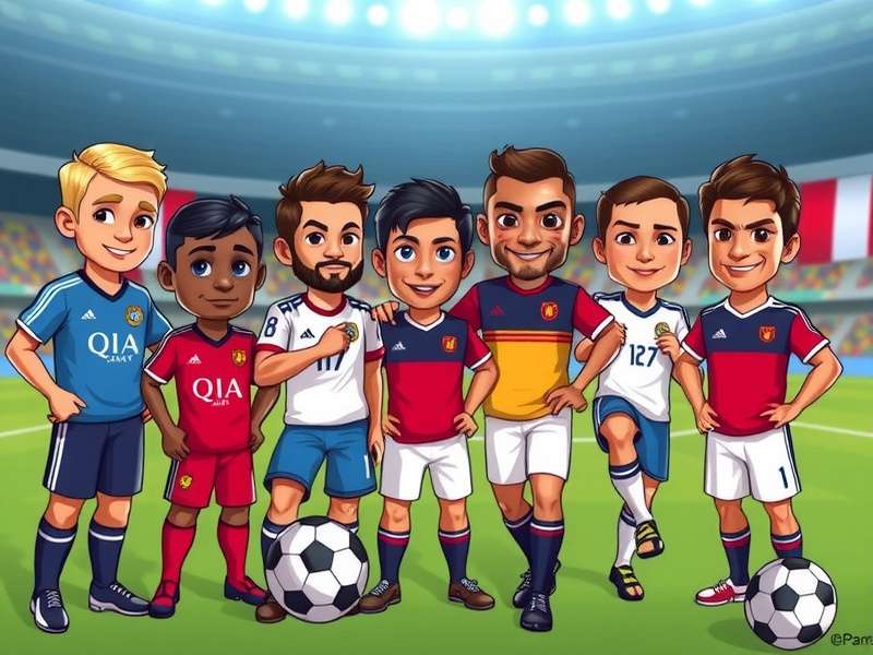 Head Soccer All Characters And Flags - Complete roster collage showing 40+ characters with their national flags