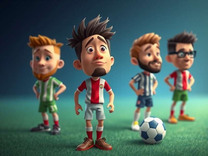 Head Soccer Characters With Flags – Complete lineup featuring India, USA, France, Germany, and more