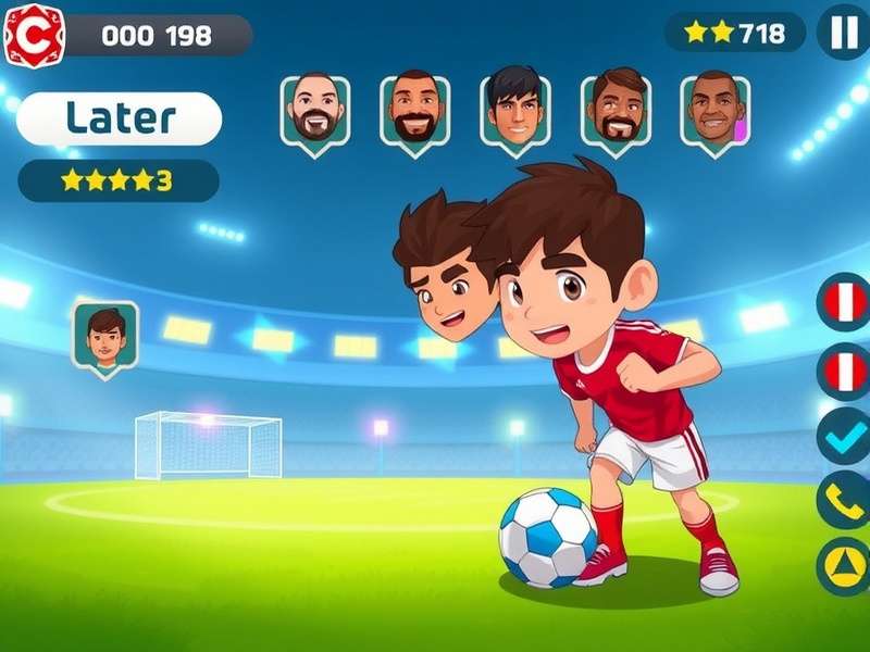 Head Soccer characters lineup showing all playable heroes with unique powers and abilities